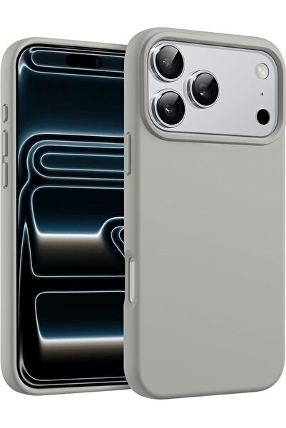 CaseHub غطاء حماية سيليكون لآيفون 17 برو مع شاشة داخلية مخملية وكاميرا مرتفعة...