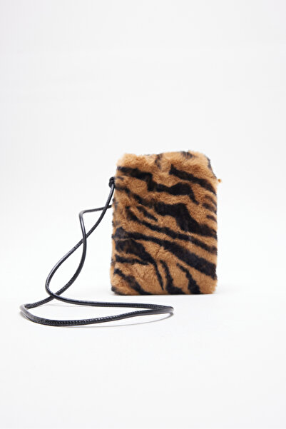 PAULMARK Γυναικεία βελούδινη τσάντα με σχέδια