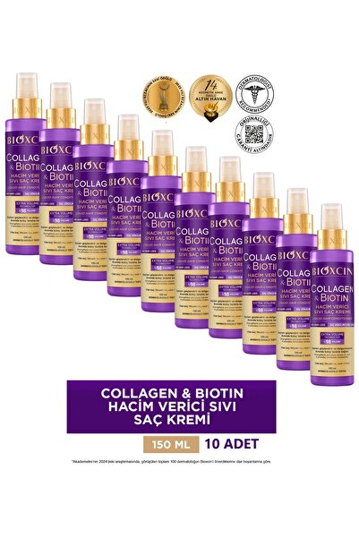 Bioxcin Collagen Biotin Volumizing Liquid Conditioner 10X150Ml