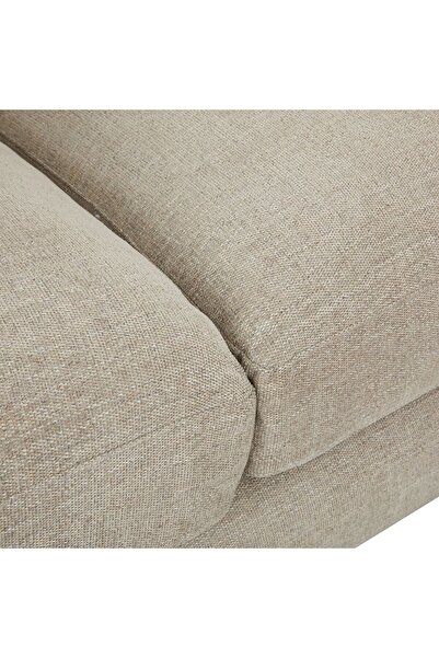 Danube Home Khiara 2 Seater Fabric Sofa - Grey, Engineered Wood, 182x97x80cm, 2 Years Warranty, Stylish Design