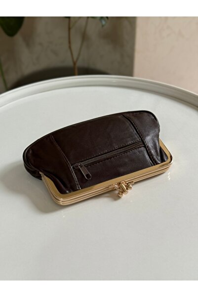 Bagnest Clip-On Soft Genuine Leather Women's Wallet