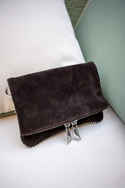 LAMİNTA Etre Acı Brown Genuine Leather Crossbody Bag