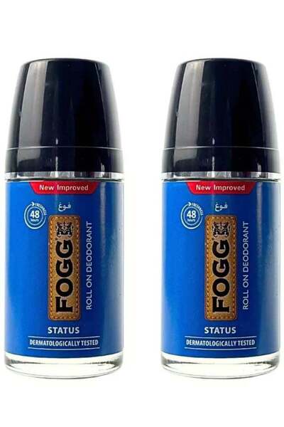 FOGG مزيل عرق ستاتس رول أون للرجال 50 مل، قطعتين