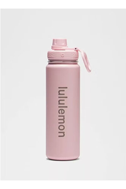 lululemon lululemonStainless steel sports vacuum insulated water bottle, with a capacity of 710 milliliters.