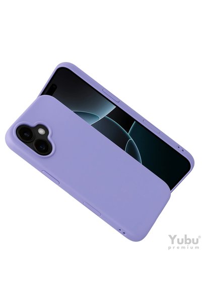 yubu Apple iPhone 17 Case Inside Velvet Camera Raised Launch Silicone Protective Cover