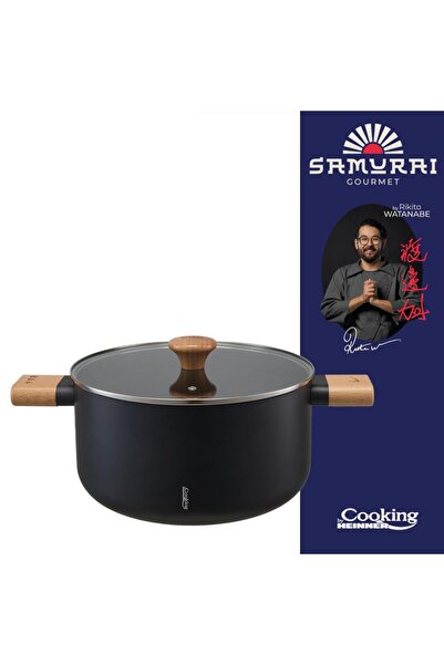 Heinner Aluminum Half Pot + Lid 24X12.5 Cm, ​​5.3 L, Rikito Watanabe, Samurai Gourmet, Cooking By