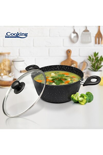 Heinner Forged Aluminum Pot 22X9Cm, 2.8L Onix, Cooking By
