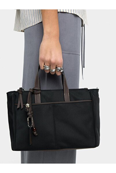 PARFOIS Teknik Kumaş Çapraz Askılı Tote Çanta