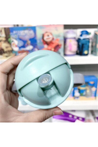 Yelajoy Beginner Straw Cup with Handles, 8.4 oz, Silicone Straw, Pink