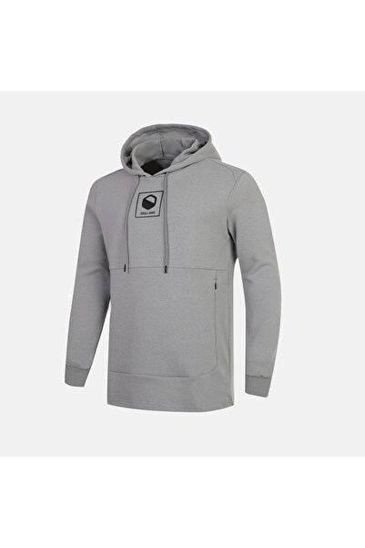 SKILLANO Regular fit winter pullover with drawstring hood and open front pocket. 60% cotton, 40% polyester. Lifestyle design.