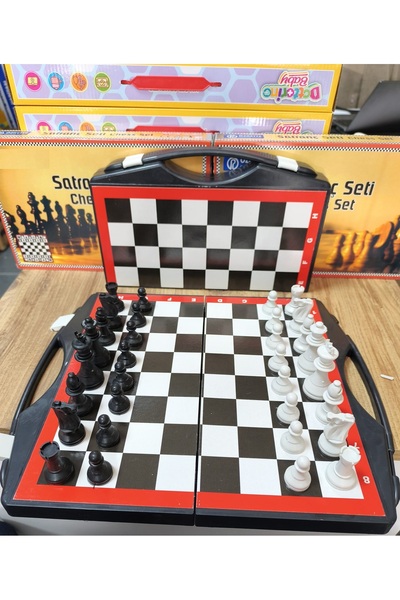 LRS STORE Chess Set with Bag Plastic Chess Set Chess Set 32cm2