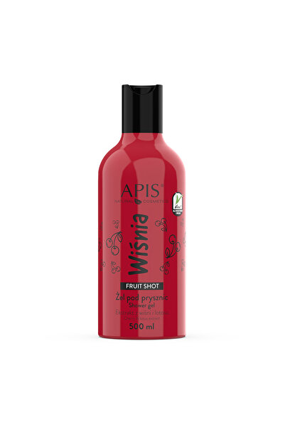Apis Natural Cosmetics Gel de dus Fruit Shot cu cirese, 500 ml