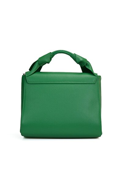 Posete Fagaras Filippa Leather Purse - Green, Casual Bag Made of Genuine Leather, Handbag, Bags