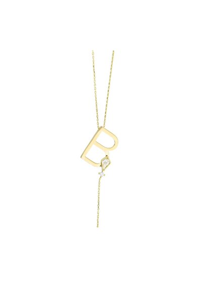 Altınkaynak 14 Ayar Altın Harfli Kolye - 0196906