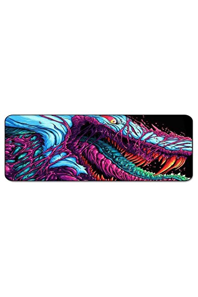 sgeteknoloji Sge Technology 65X25 cm Hyp 1 Stitched Anti-Slip Base Speed Ver. Mouse Pad Gamer Gaming