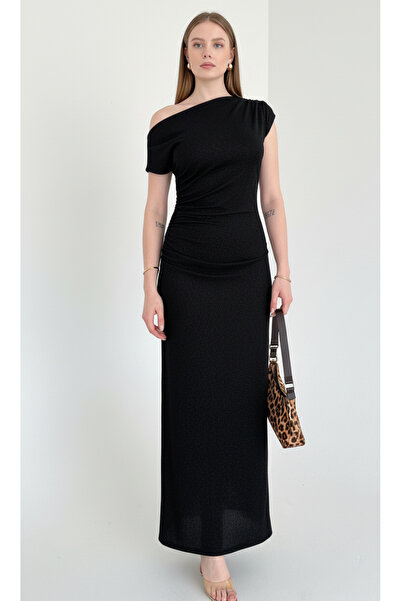 GLAM AURA Kadın GALA Simli,Yırtmaçlı Zarif, parıltılı, abiye,mezuniyet ,davet,kına, nişan elbisesi