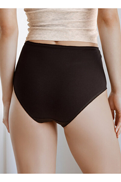 FAV Full Brief High Waist with Lace Trim Cotton - Pack of 5