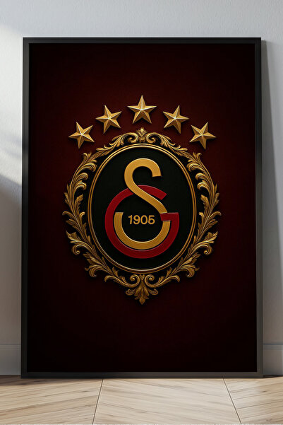 VERONİCA LİNE Galatasaray Ahşap Tablo-4 Büyükler-Süper Lig