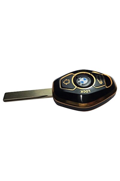 OEM BMW E46 3 Series Key Shell (318/320/325/330) with Metallic Logo, HU92 Blade, Protective Case