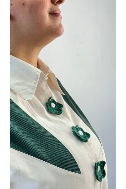 LALE STYLES Hand Knitted Button Ornament – for Children & Adults – Crochet Button Cover