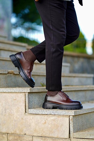 Ahmed Hamdi Bey Walter Brown Men's Leather Shoes