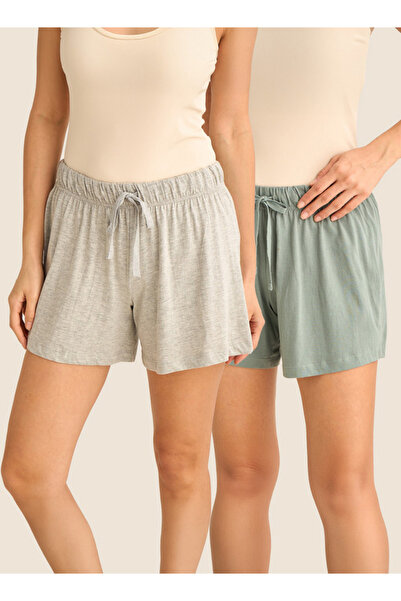 FAV مجموعة من قطعتين - شورت برباط خصر