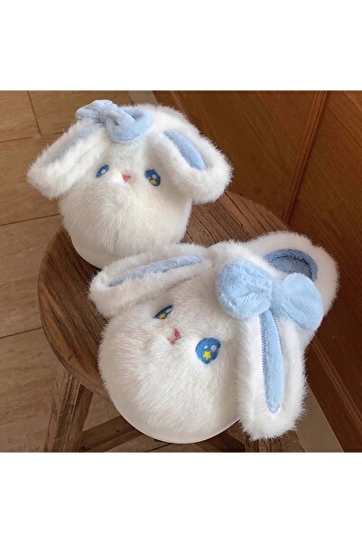 OEM Fluffy and warm slippers for children, funny rabbit pattern, C106