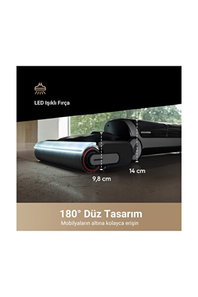 Dreame H14 Dual Akıllı Islak Kuru Süpürge, 18.000 Pa Emiş Gücü