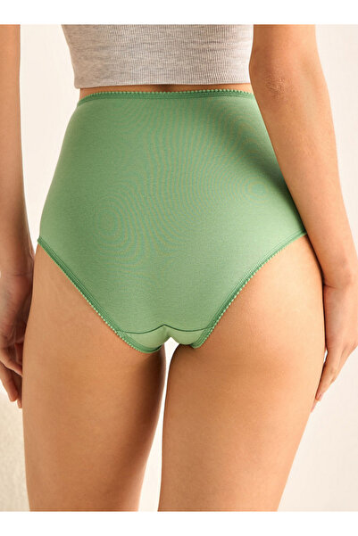 FAV Full Brief High Waist with Lace Trim - Pack of 5