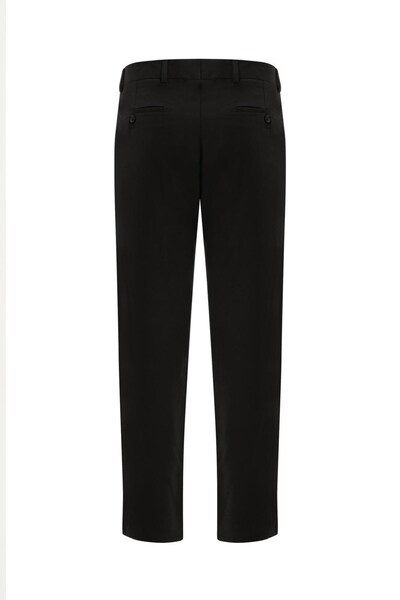 Plus Scorpion Men's Fabric Trousers Slim Fit – Black, Navy Blue, Beige, Light Grey, Anthracite, Mink – Flexible Comfortable Classic