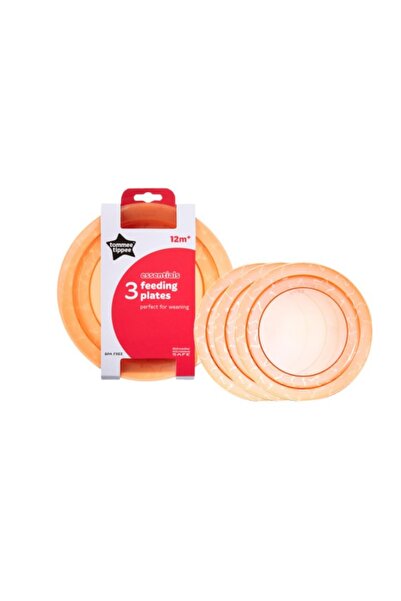 Tommee Tippee UK Set farfurii, Tommee Tippee, Essentials, 3 buc, Portocaliu