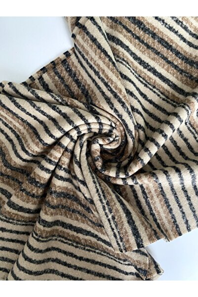 GOX Thick Striped Winter Shawl