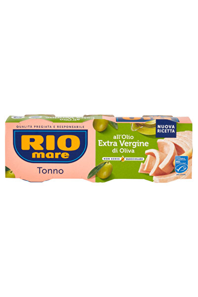 RIO MARE Tonno in ulei de masline extravirgin 3x65g