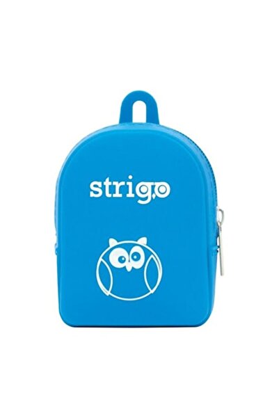 Strigo Silicone wallet, blue 4x8 cm