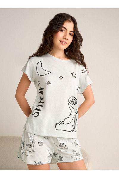 FAV Stitch Print Pyjama Set