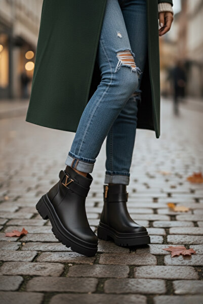 Santamarina Women's Viiiiannaana Buckle Detailed Waterproof Boots