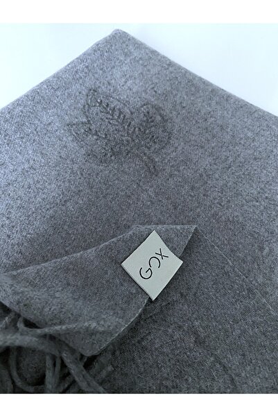 GOX Large Leaf Patterned Winter Shawl