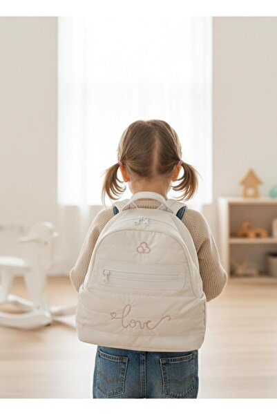 kitikate Violet Bag White
