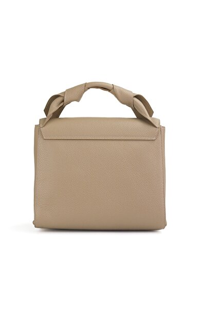 Posete Fagaras Filippa Leather Purse - Cream, Casual Bag Made of Genuine Leather, Handbag, Bags