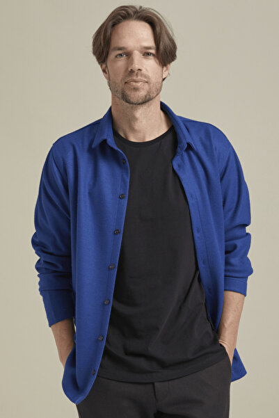 Mubu İstanbul Erkek Yünlü Relaxed Fit Kalın Kışlık Oduncu Gömlek Ceket