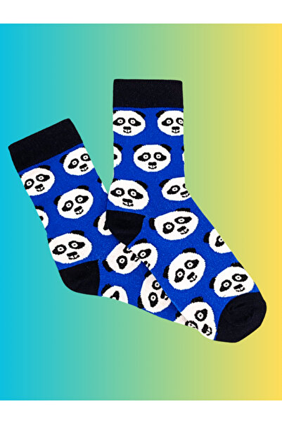 Shuttle Park Special Series Happy Colorful Kung Fu Panda Patterned Socks Fun Comfortable Stylish Design Style Socks