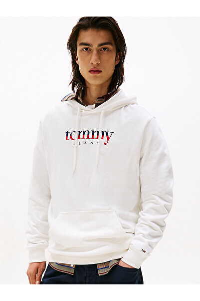 Tommy Hilfiger Men's White Knitwear Sweatshirt