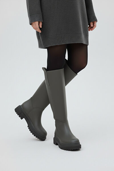 Fox Shoes V973222209 Smoked Thick Sole Women's Riding Boots