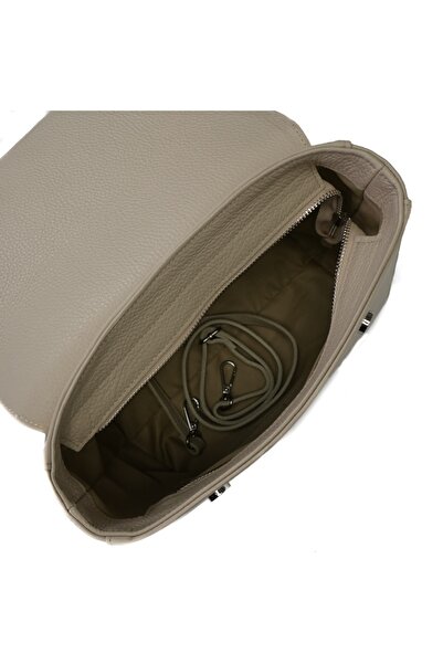 Posete Fagaras Filippa Leather Purse - Cream, Casual Bag Made of Genuine Leather, Handbag, Bags