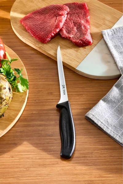 Karaca Dr. Inox Sıyırma Bıçağı 28 cm Siyah