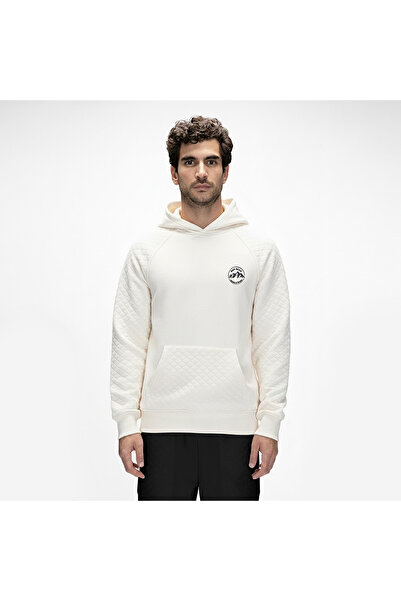 Bad Bear Grass Men's Ecru Hooded Sweatshirt