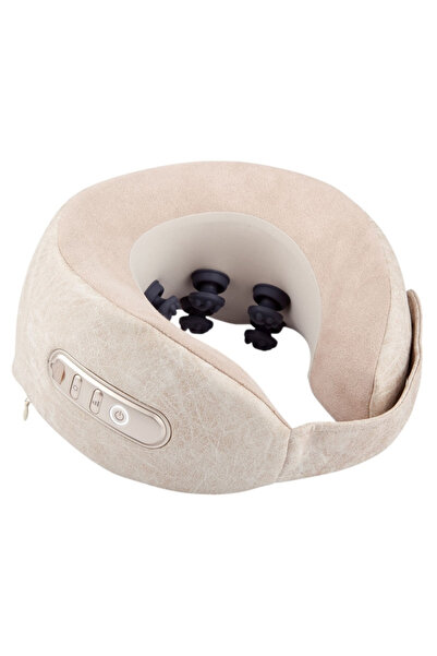 Medivon Aparat de masaj pentru gât, masaj 3D, 38-42°C, 2 moduri, spumă cu mem...