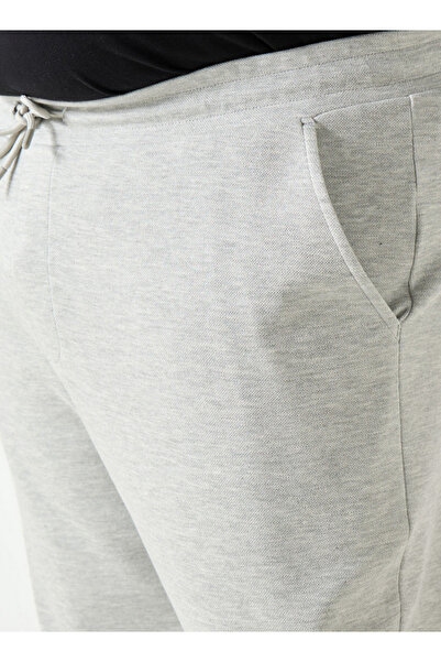 FAV Plus Size Panelled Joggers with Pockets and Drawstring Closure