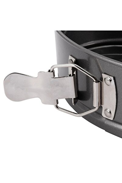 zola Set of 3 baking trays, different sizes, non-slip, removable bottom, square shape, black