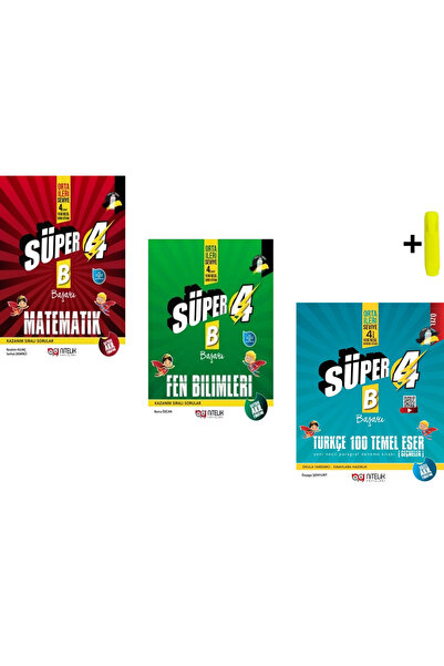 Nitelik Yayınları Süper 4 Sınıf Matematik Fen Paragraf B Başarı Yeni Nesil Soru Seti